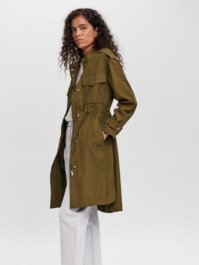 Luxa Coat - Dark Olive - Vero Moda - Green 3