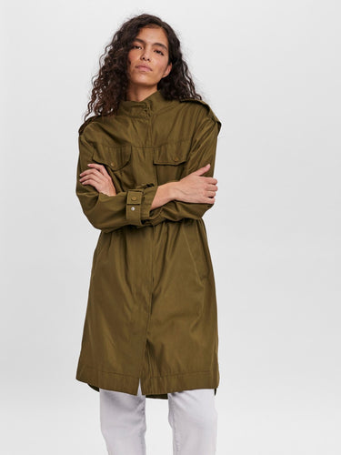 Luxa Coat - Dark Olive - Vero Moda - Green