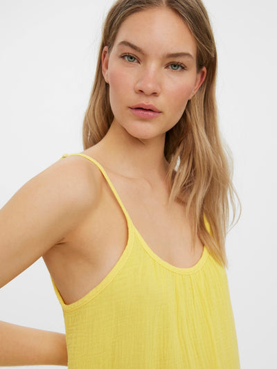 Natali Singlet Dress - Yarrow - Vero Moda - Yellow 2