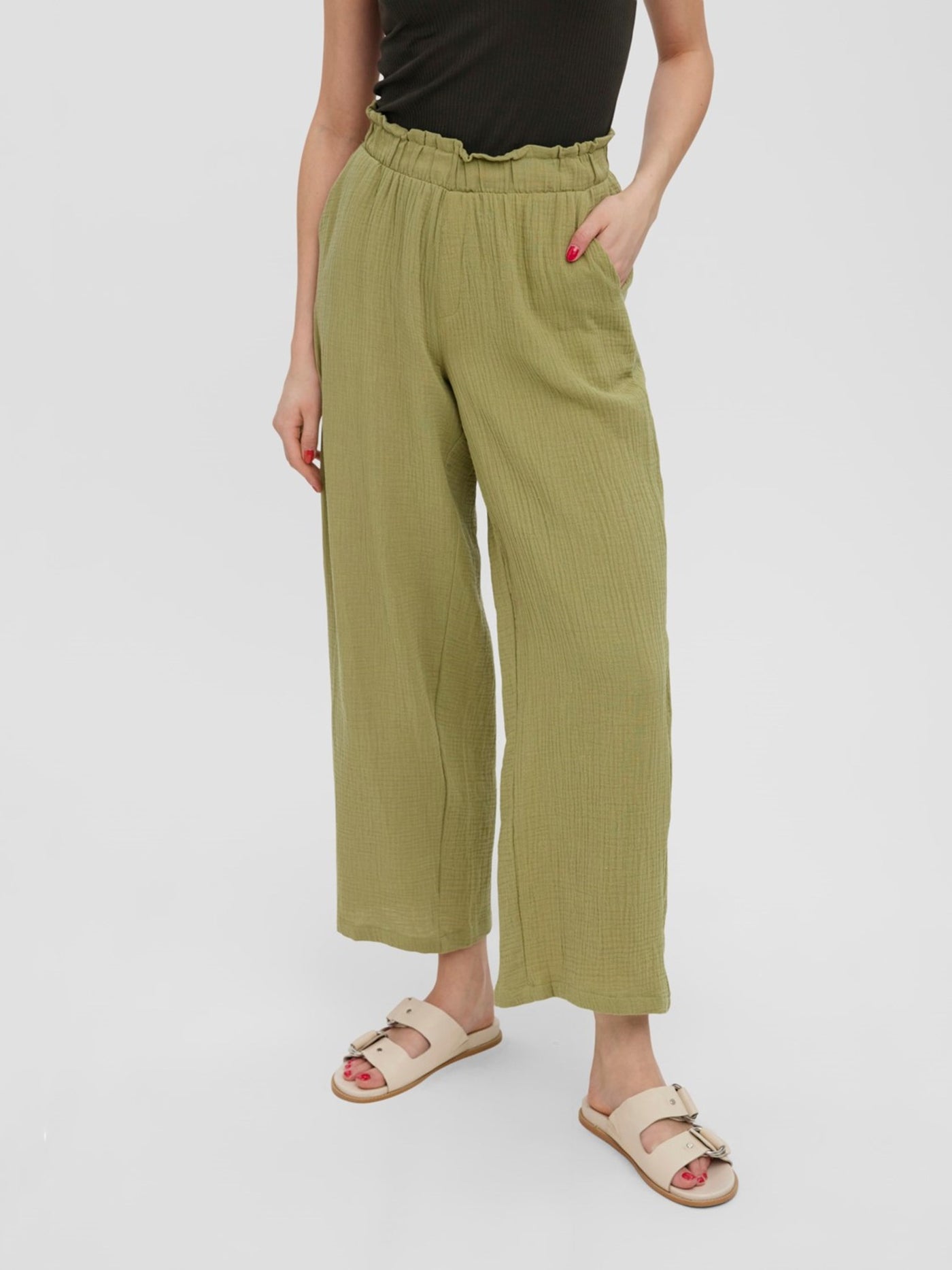 Natali Pants - Sage - Vero Moda - Green