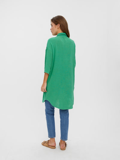 Natali 3/4 overshirt - Holly Green - Vero Moda - Green 4