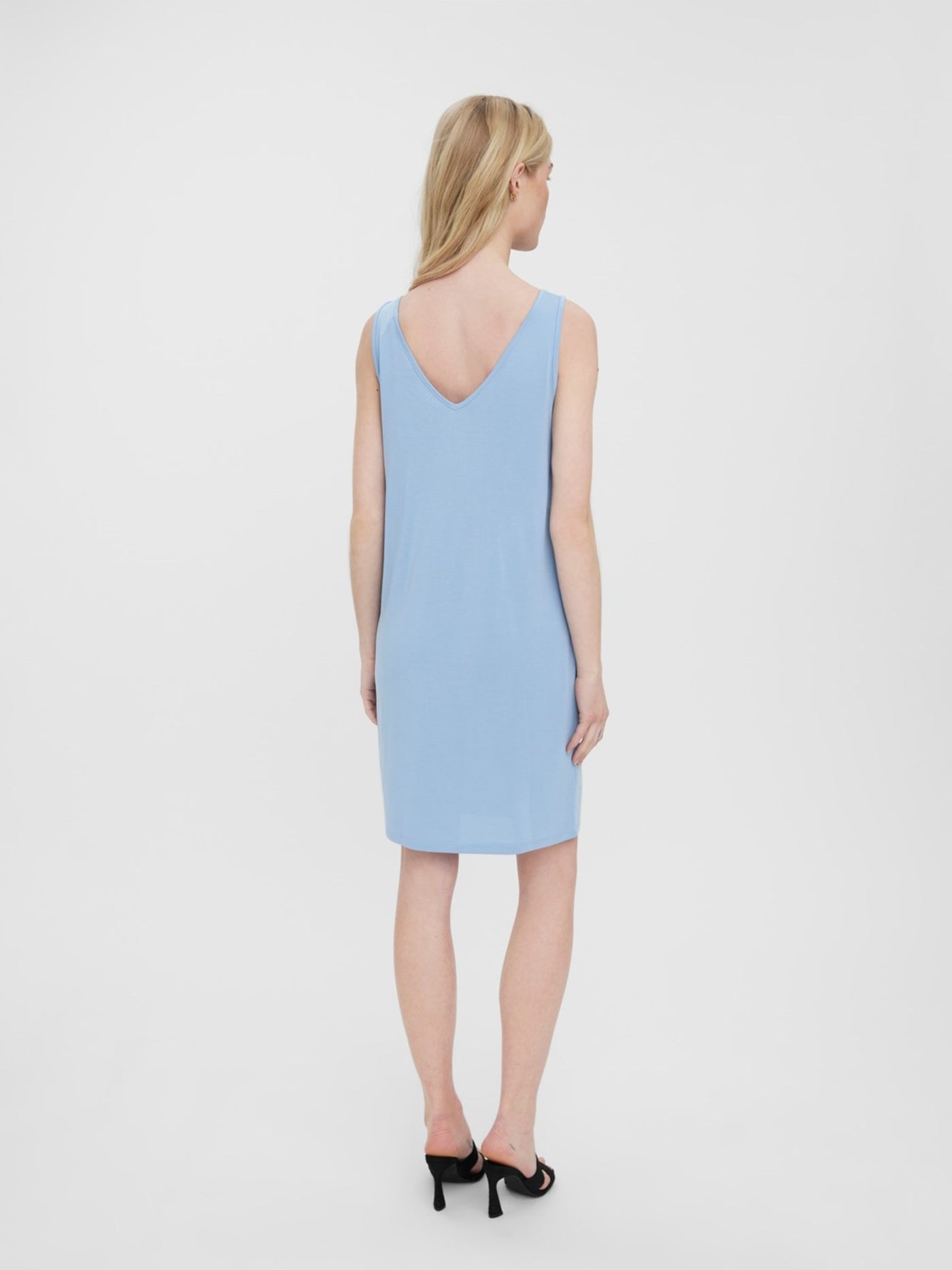 Filli V-Neck Dress - Blue Bell - Vero Moda - Blue 4