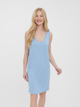 Load image into Gallery viewer, Filli V-Neck Dress - Blue Bell - Vero Moda - Blue
