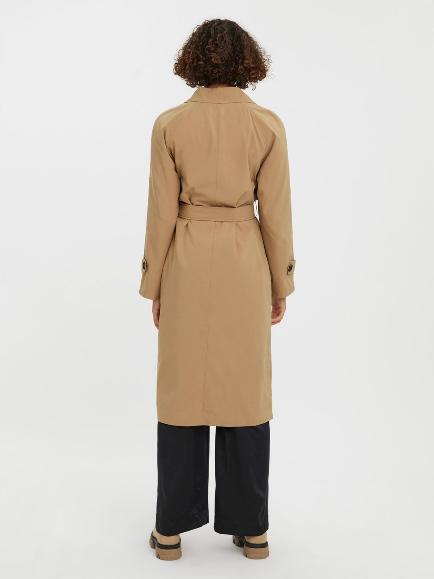 Tessa Long Trenchcoat - Tigers Eye - Vero Moda - Khaki 4