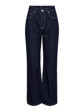 Load image into Gallery viewer, Kithy Loose Straight Jeans - Dark Blue Denim - Vero Moda - Blue
