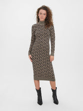 Charger l&#39;image dans la galerie, Aria Calf Dress - Black/Silver Mink - Vero Moda - Khaki
