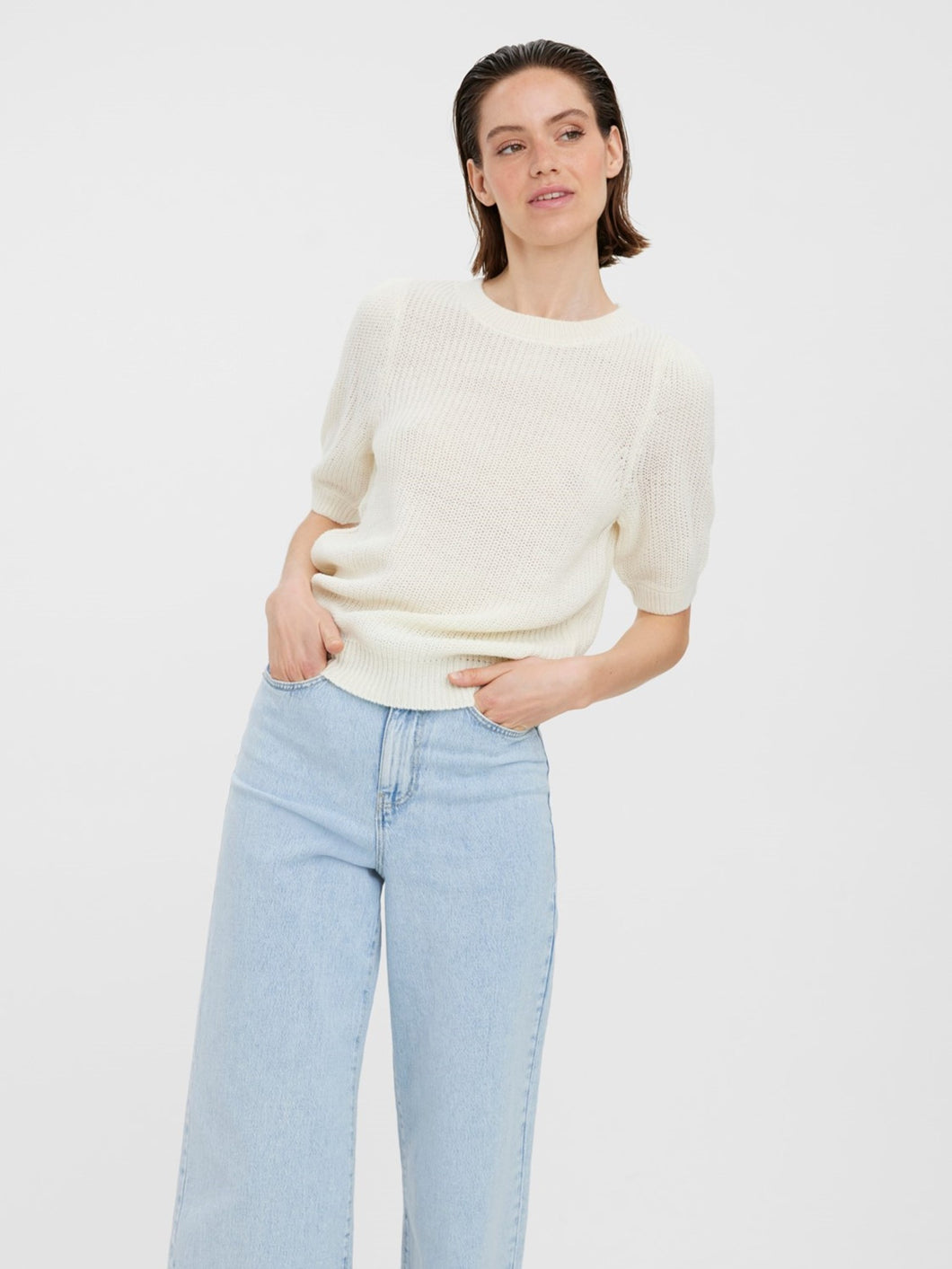 Liralea Blouse - Birch - Vero Moda - White