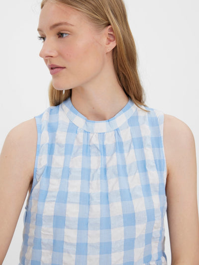 Sody Calf Highneck Dress - Blue Bell - Vero Moda - Blue 2