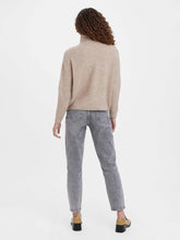 Cargar imagen en el visor de la galería, Plaza Zipper Knit - Silver Mink - Vero Moda - Khaki 4
