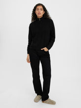 Charger l&#39;image dans la galerie, Plaza Zipper Knit - Sort - Vero Moda - Black 3
