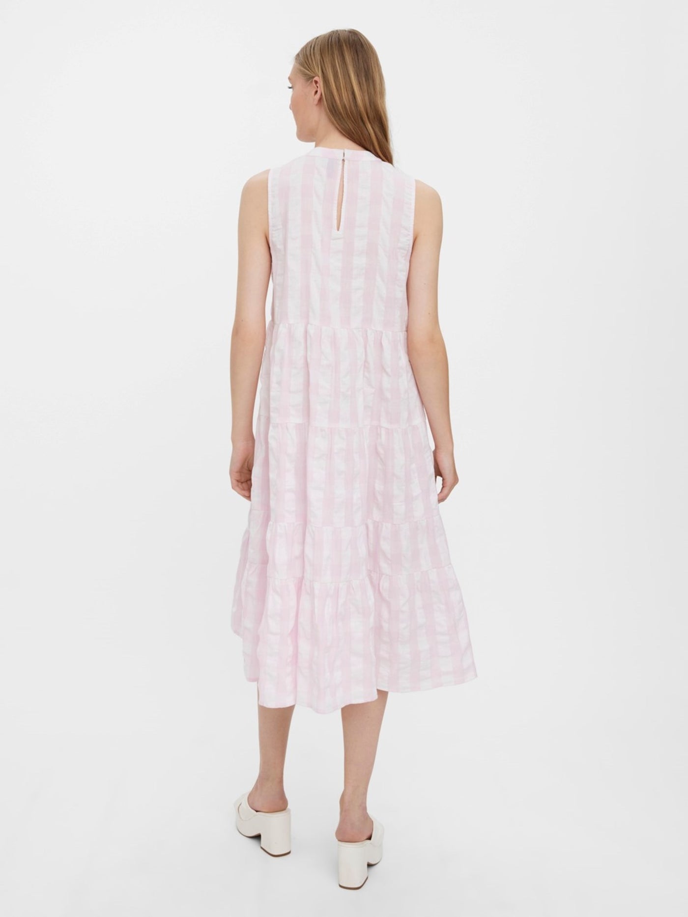 Sody Calf Highneck Dress - Light Lilac - Vero Moda - Purple 3