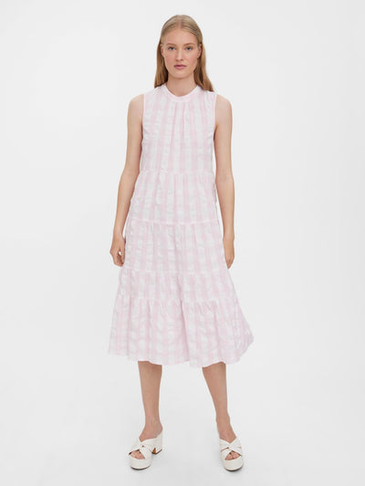 Sody Calf Highneck Dress - Light Lilac - Vero Moda - Purple