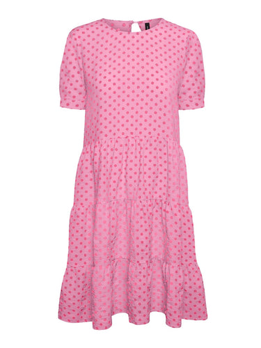 Nelly Dot Dress - Prism Pink - Vero Moda - Pink