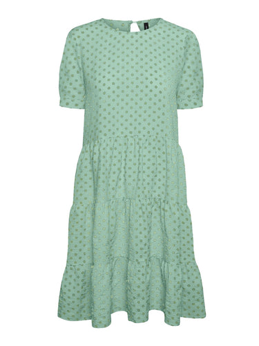 Nelly Dot Dress - Mist Green - Vero Moda - Green