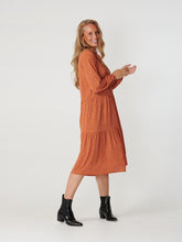 Load image into Gallery viewer, Sara long-sleeved dress - Rosa - Amis de Copenhague - Orange
