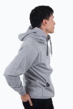 Load image into Gallery viewer, Zip Sweat Hoodie - Light Gray - TeeShoppen - Grey 7
