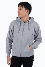 Load image into Gallery viewer, Zip Sweat Hoodie - Light Gray - TeeShoppen - Grey
