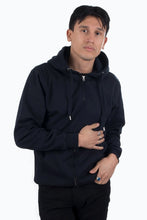 Load image into Gallery viewer, Zip Sweat Hoodie - Navy - TeeShoppen - Blue 7
