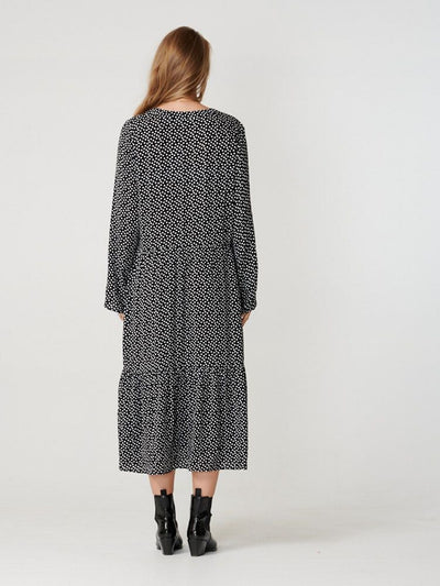 Anna long-sleeved dress - Black - Amis de Copenhague - Black 3